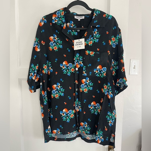 NWT Opening ceremony unisex mushroom button down - Picture 5 of 9